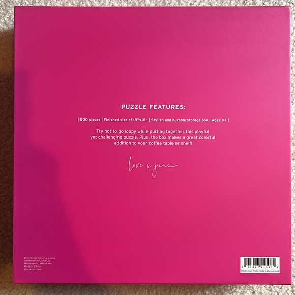 Ombre Abstract 500 Piece Puzzle - Picture 3 of 4